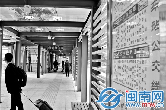漳州火车站站区公交站点设置完善清晰