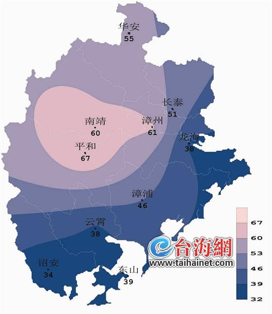 漳州发布今年气候预测 五六个台风将影响漳州