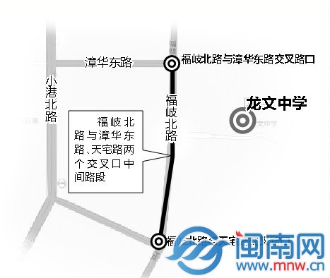 高考期间 漳州3路段交通管制2