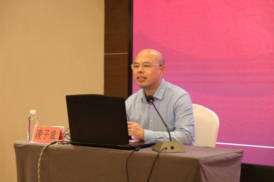 国台办研究局副局长凌子章作专题报告.jpg