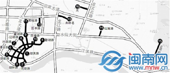 江滨路附近区域路名征集