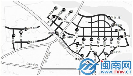 漳州龙文区49条道路征集路名