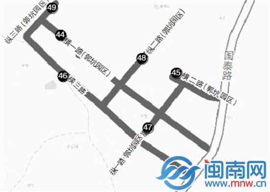 龙文郭坑园区路名征集